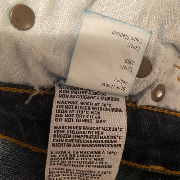 R13 Classic Women’s Skinny Jean SZ 24 - Picture 8 of 9